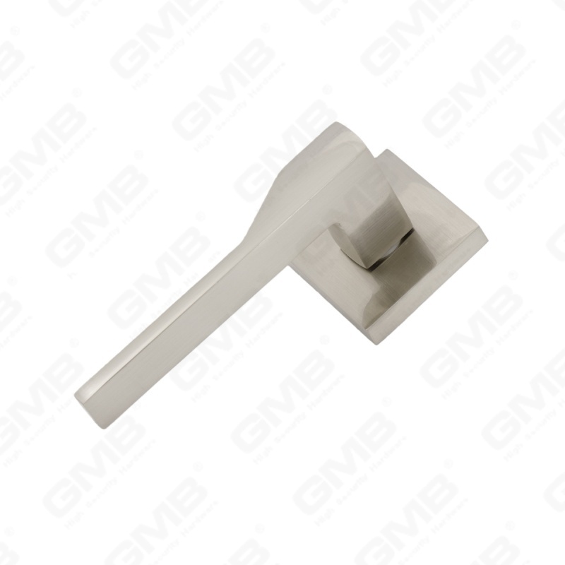 Новая современная алюминиевая дверная ручка для украшения дома на круглой розетке