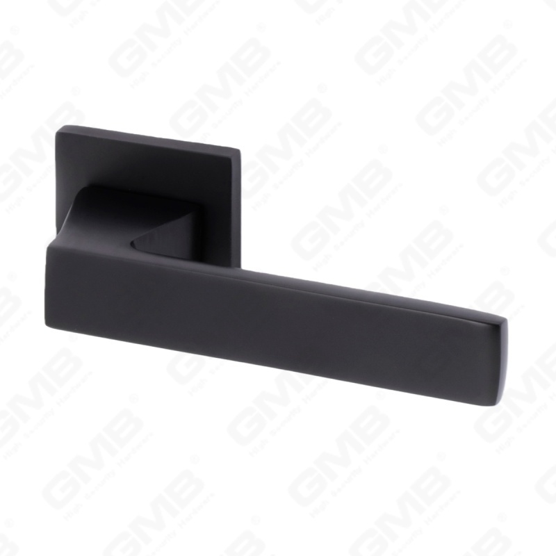 Новая современная алюминиевая дверная ручка для украшения дома на круглой розетке