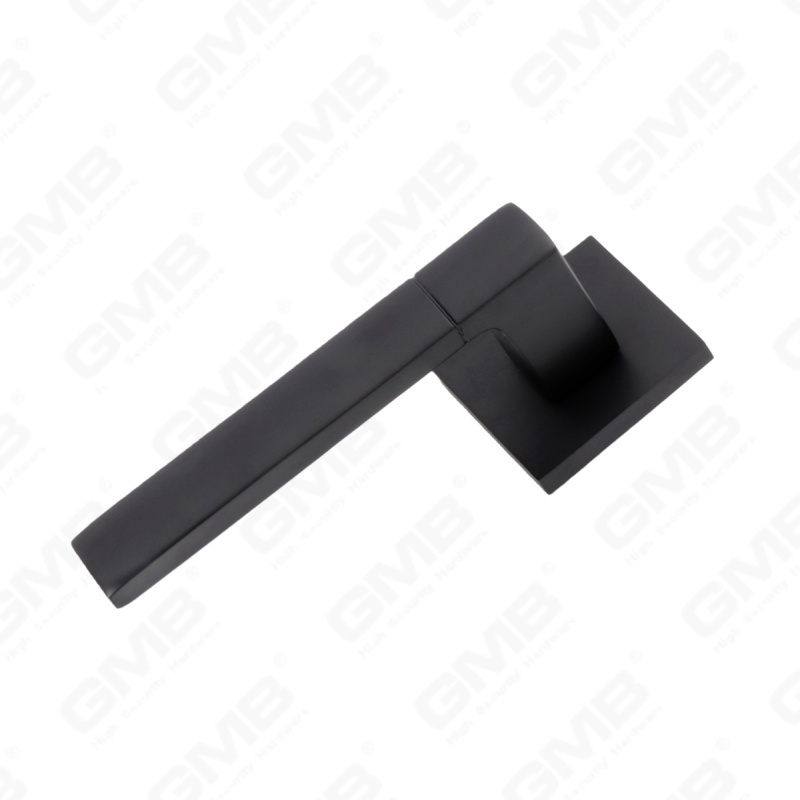 Новая современная алюминиевая дверная ручка для украшения дома на круглой розетке