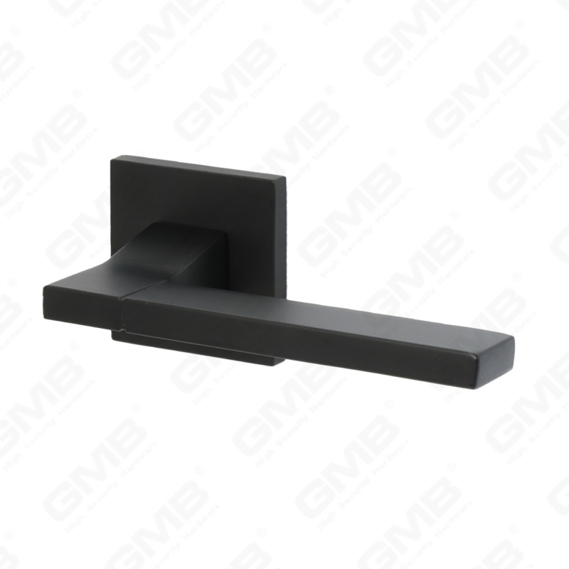 Новая современная алюминиевая дверная ручка для украшения дома на круглой розетке