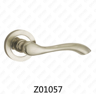 Цинковый сплав Zamak алюминиевая ручка двери розетки с круглой розеткой (Z01057)
