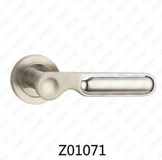 Цинковый сплав Zamak алюминиевая ручка двери розетки с круглой розеткой (Z01071)