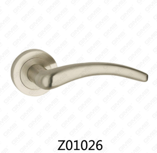 Цинковый сплав Zamak алюминиевая ручка двери розетки с круглой розеткой (Z01026)