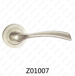 Цинковый сплав Zamak алюминиевая ручка двери розетки с круглой розеткой (Z01007)