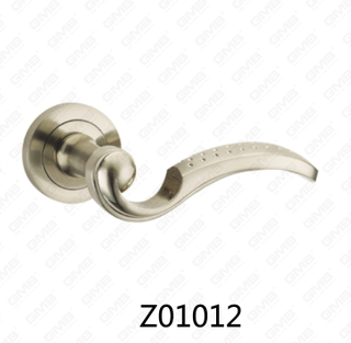 Цинковый сплав Zamak алюминиевая ручка двери розетки с круглой розеткой (Z01012)