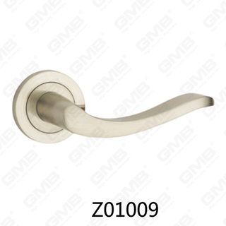 Цинковый сплав Zamak алюминиевая ручка двери розетки с круглой розеткой (Z01009)