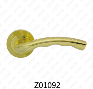 Цинковый сплав Zamak алюминиевая ручка двери розетки с круглой розеткой (Z01092)