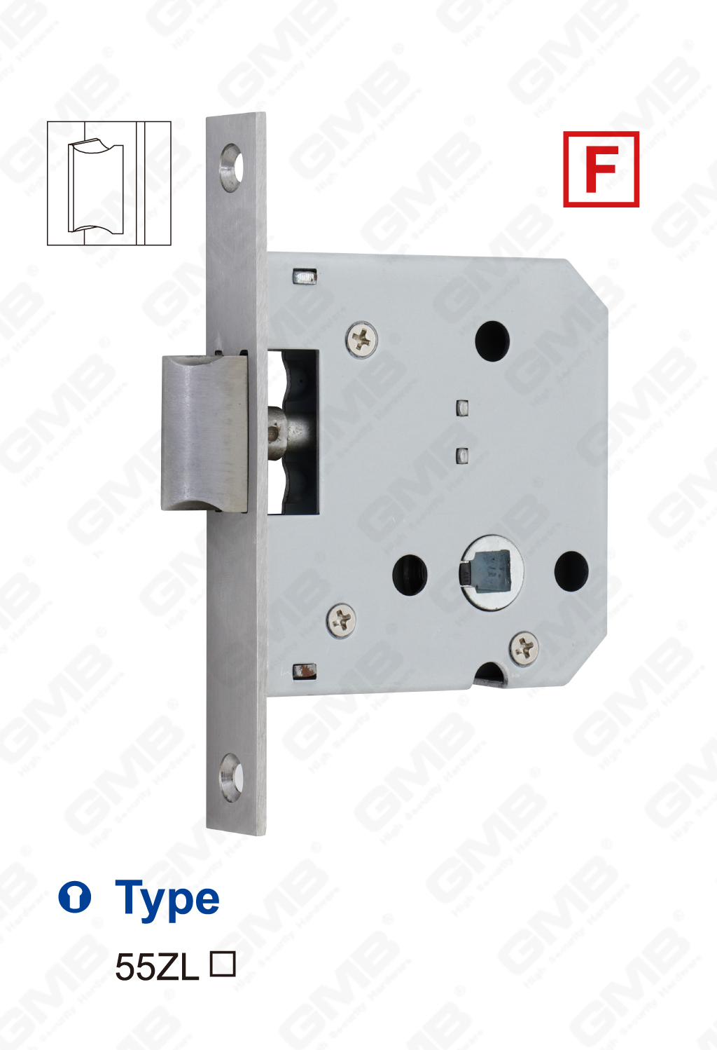 04 Замок из нержавеющей стали_55ZL-14