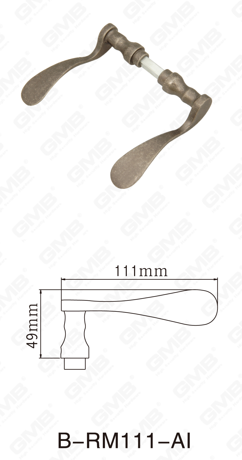 06 латунная ручка _b-rm111-al-24