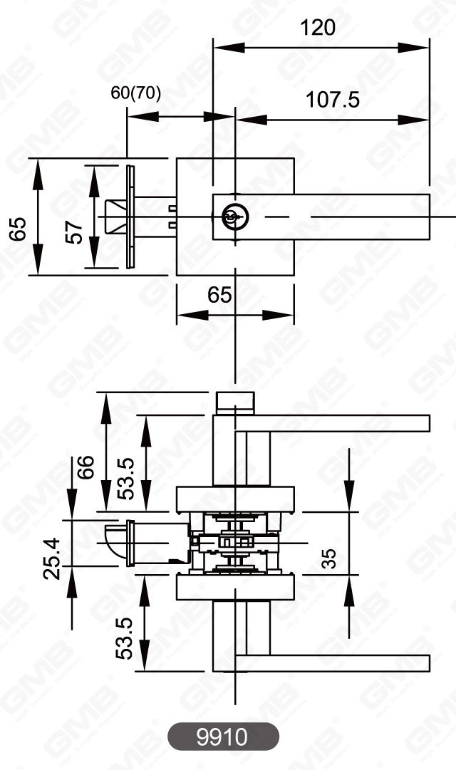02 DUTE DUTE TUBULAR LEVER SERY-02