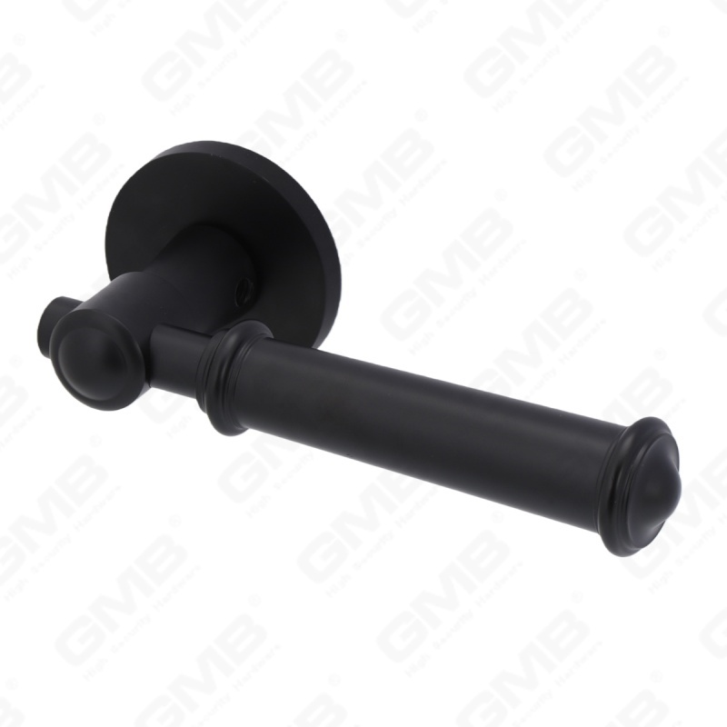 Новая современная алюминиевая дверная ручка для украшения дома на круглой розетке