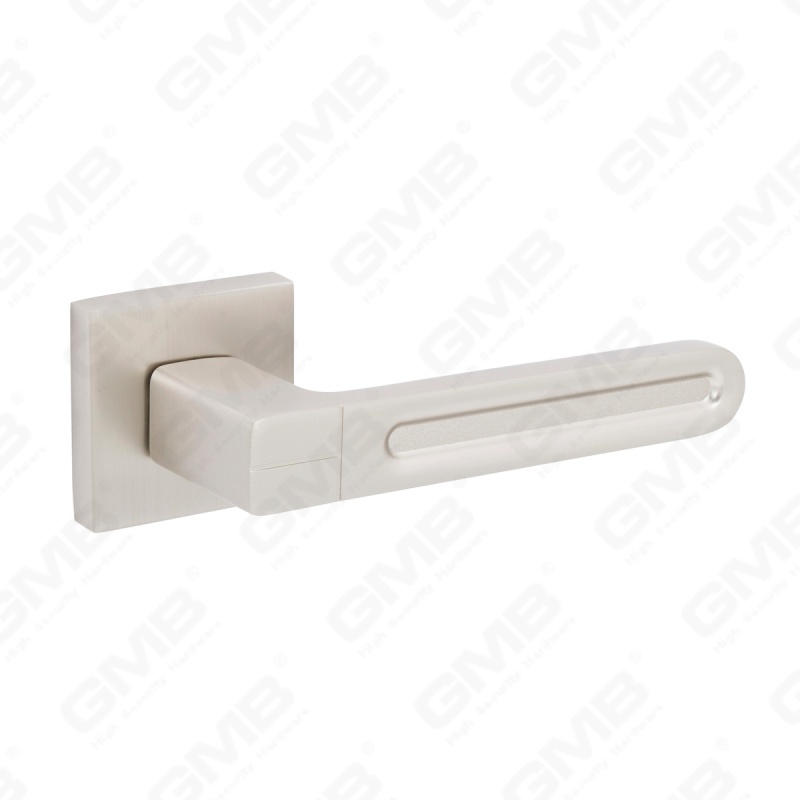 Новая современная алюминиевая дверная ручка для украшения дома на круглой розетке