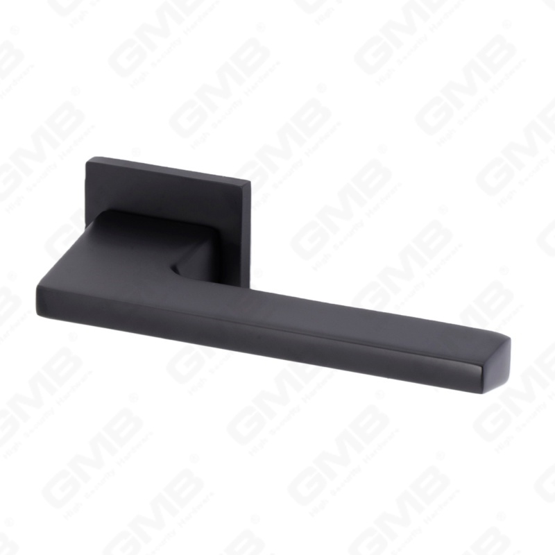 Новая современная алюминиевая дверная ручка для украшения дома на круглой розетке