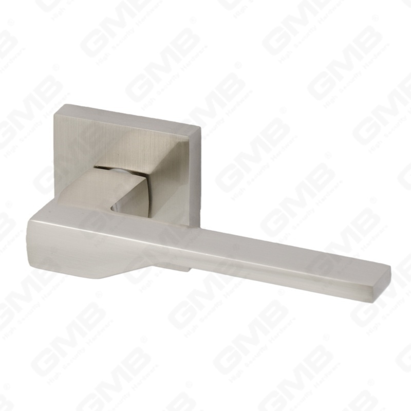 Новая современная алюминиевая дверная ручка для украшения дома на круглой розетке