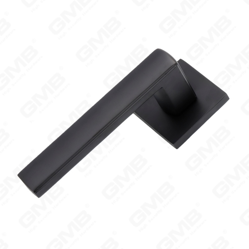 Новая современная алюминиевая дверная ручка для украшения дома на круглой розетке