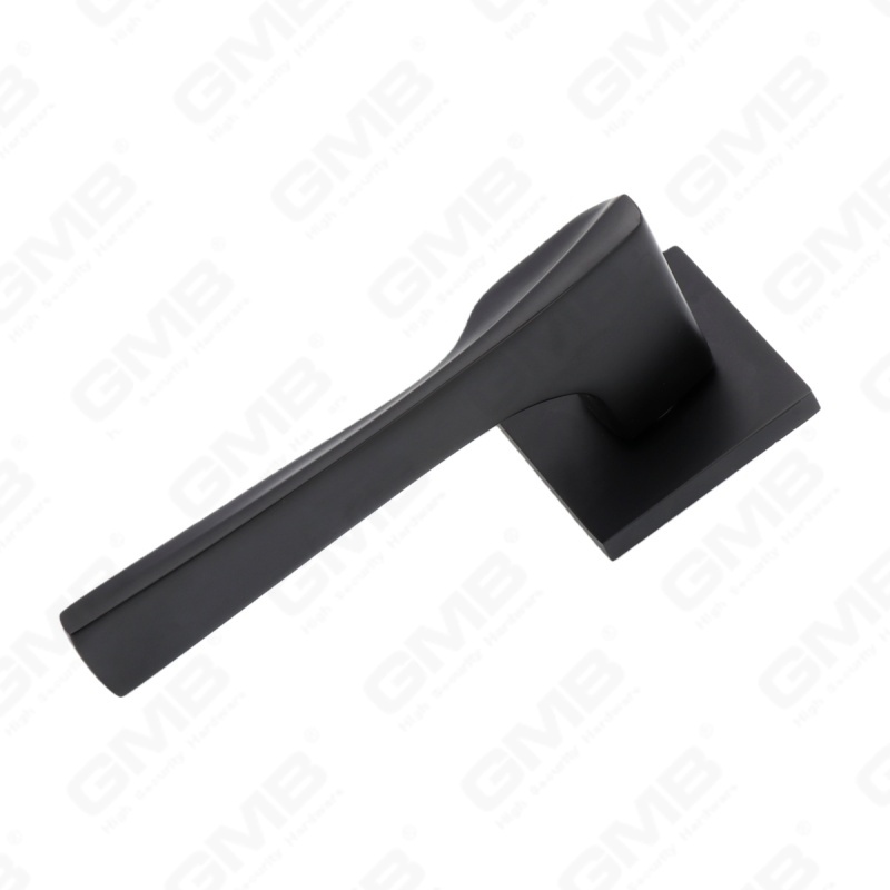 Новая современная алюминиевая дверная ручка для украшения дома на круглой розетке