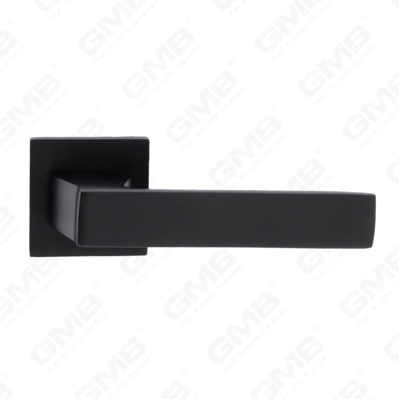 Новая современная алюминиевая дверная ручка для украшения дома на круглой розетке