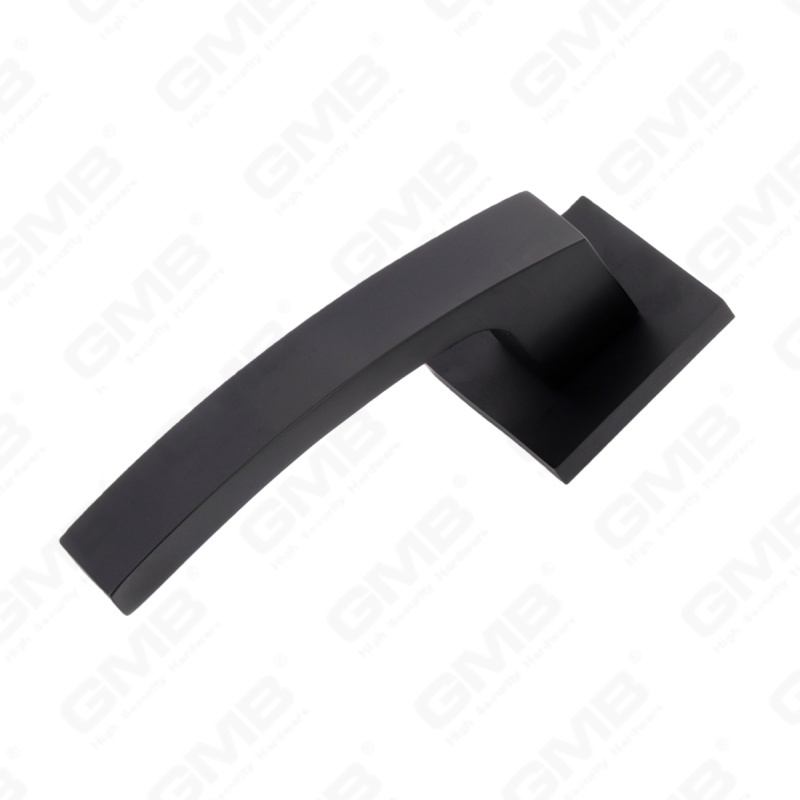 Новая современная алюминиевая дверная ручка для украшения дома на круглой розетке