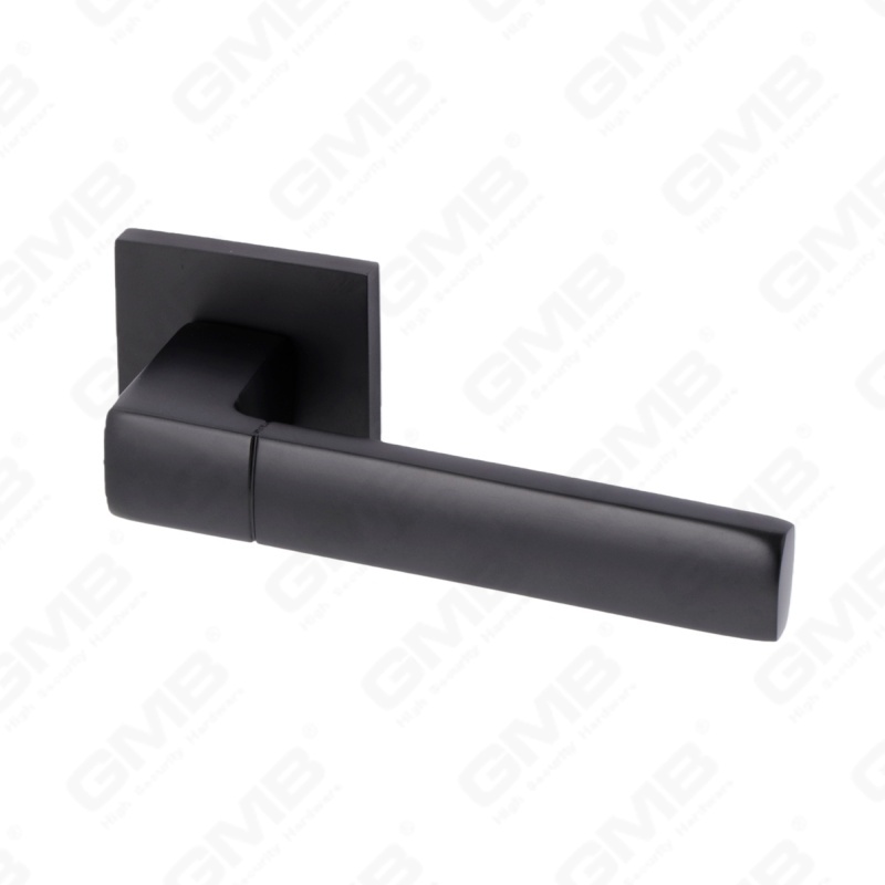 Новая современная алюминиевая дверная ручка для украшения дома на круглой розетке