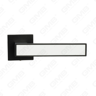 Новая современная алюминиевая дверная ручка для украшения дома на круглой розетке