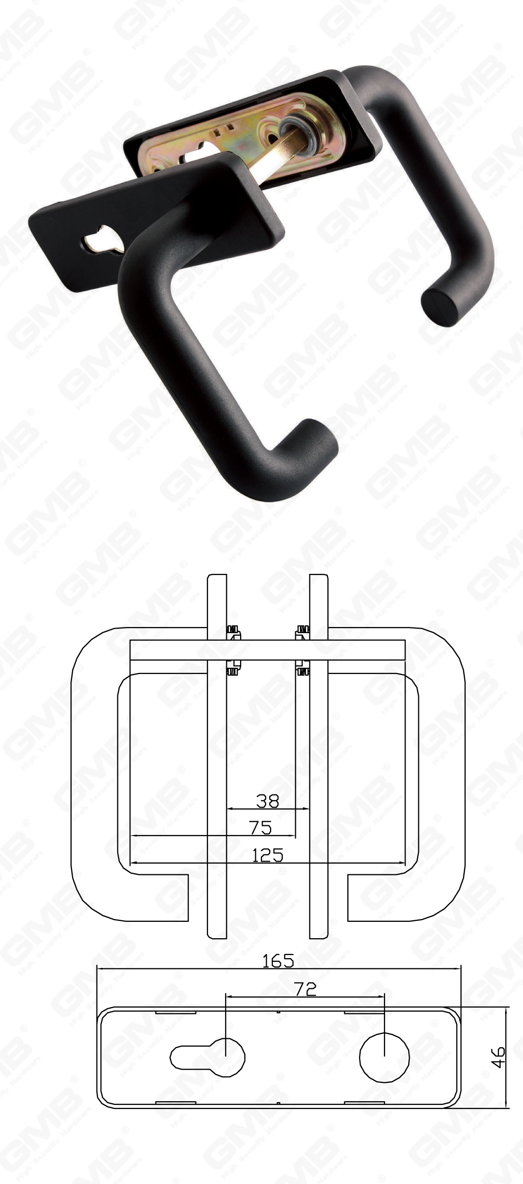 02 Mortise Lock 第一 部分 _1919 квадратный-08