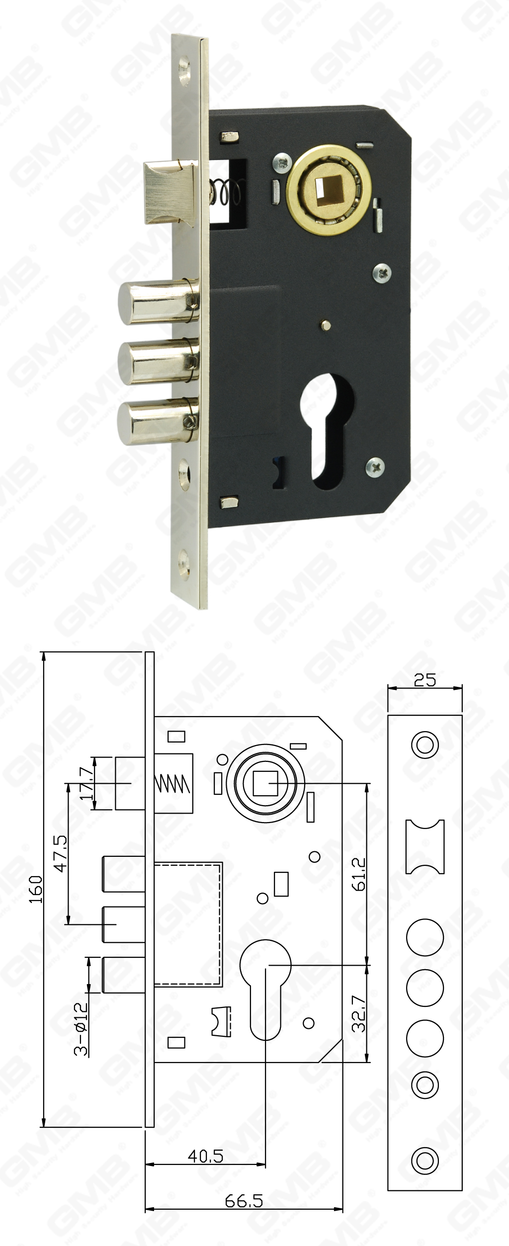 02 Замок врезной第四部分_9011SR-3R-87