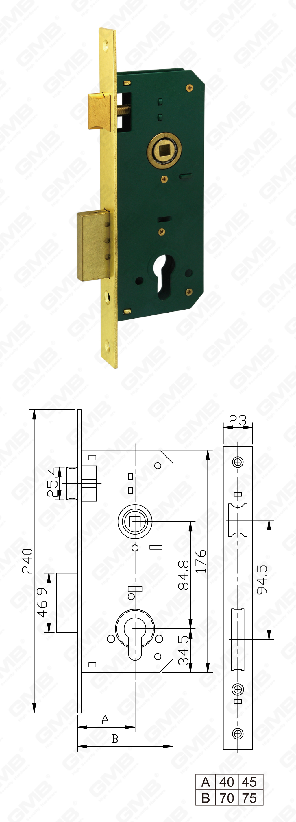 02 Замок врезной第五部分_6005-III(85X40)(85X45)-18