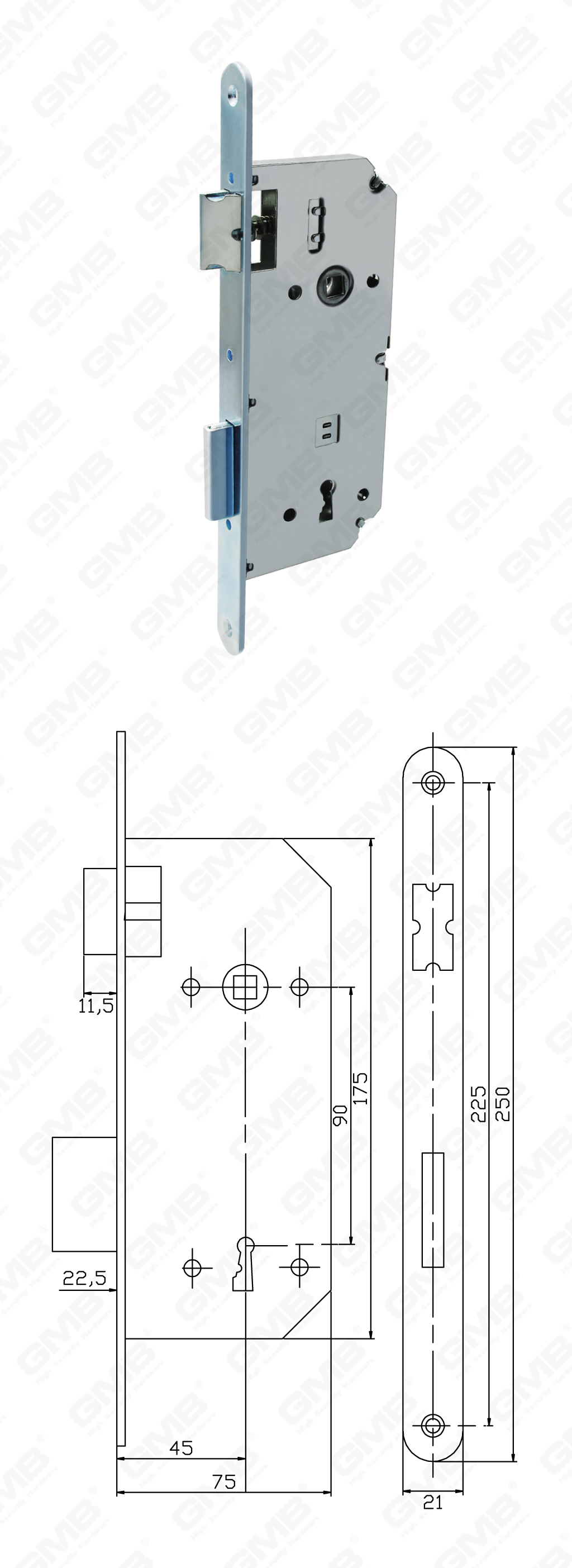 02 Замок врезной第五部分_JK-2-32