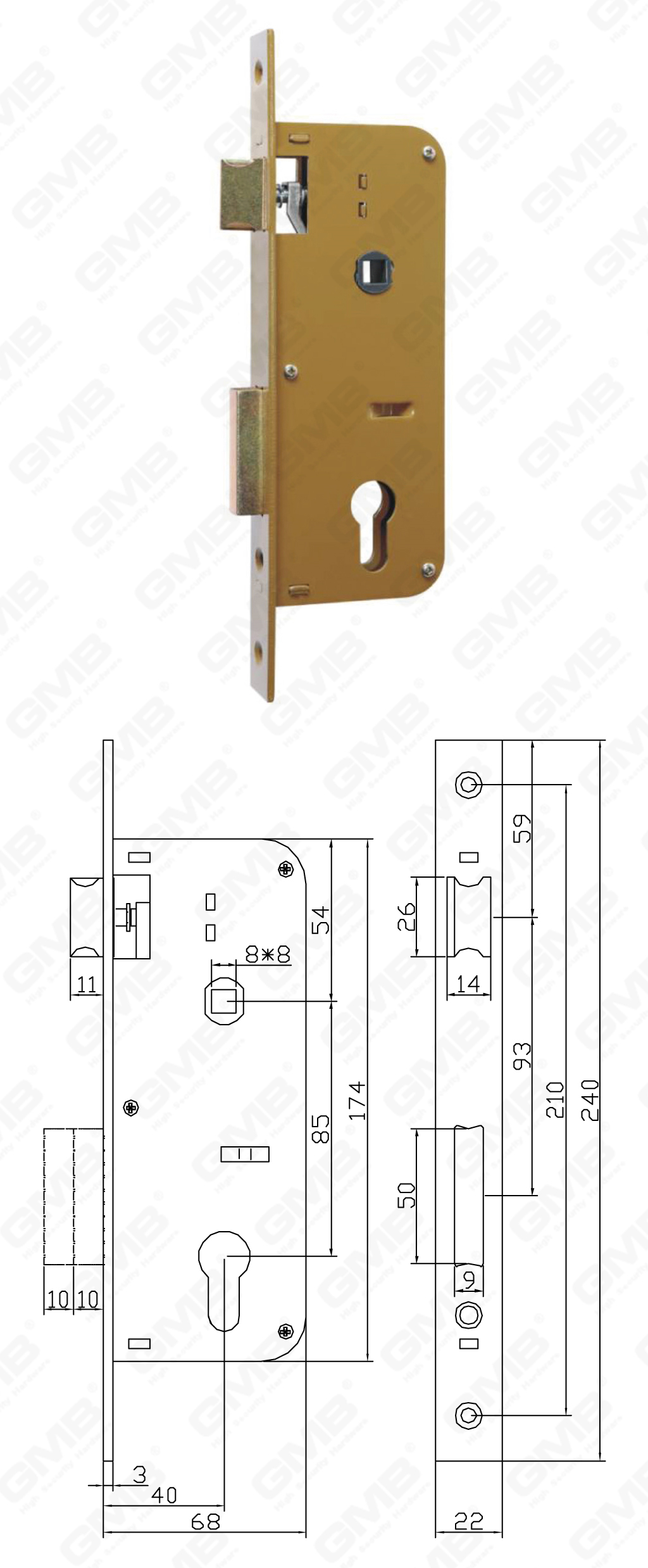 02 Замок врезной第二部分_7068-04