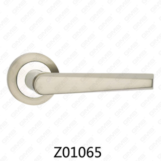 Цинковый сплав Zamak алюминиевая ручка двери розетки с круглой розеткой (Z01065)
