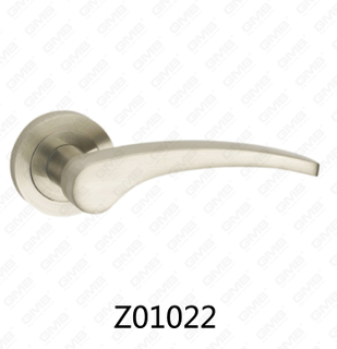 Цинковый сплав Zamak алюминиевая ручка двери розетки с круглой розеткой (Z01022)