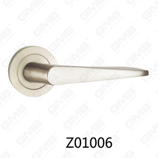 Цинковый сплав Zamak алюминиевая ручка двери розетки с круглой розеткой (Z01006)