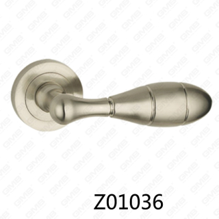 Цинковый сплав Zamak алюминиевая ручка двери розетки с круглой розеткой (Z01036)