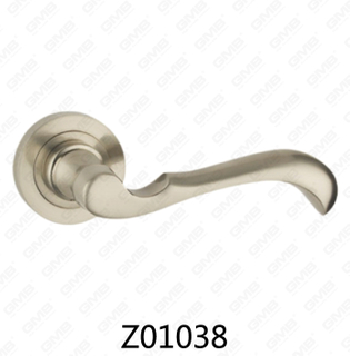 Цинковый сплав Zamak алюминиевая ручка двери розетки с круглой розеткой (Z01038)