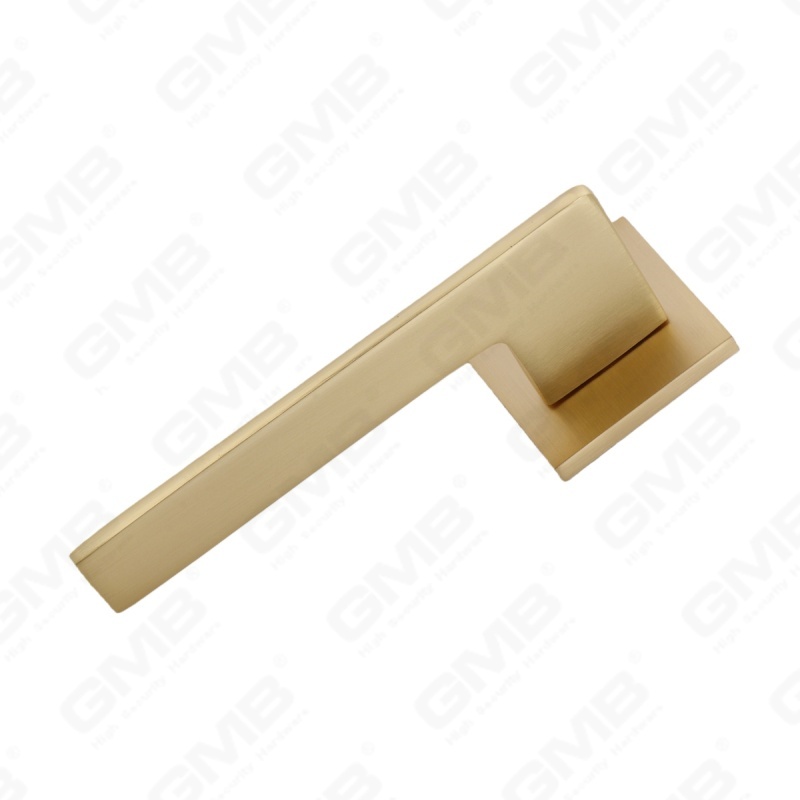 Новая современная алюминиевая дверная ручка для украшения дома на круглой розетке