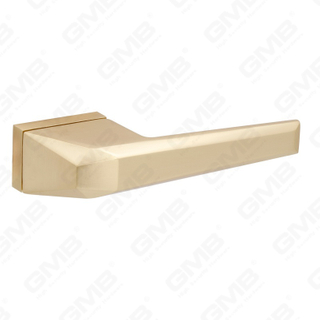 Новая современная алюминиевая дверная ручка для украшения дома на круглой розетке