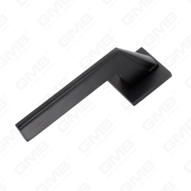 Новая современная алюминиевая дверная ручка для украшения дома на круглой розетке