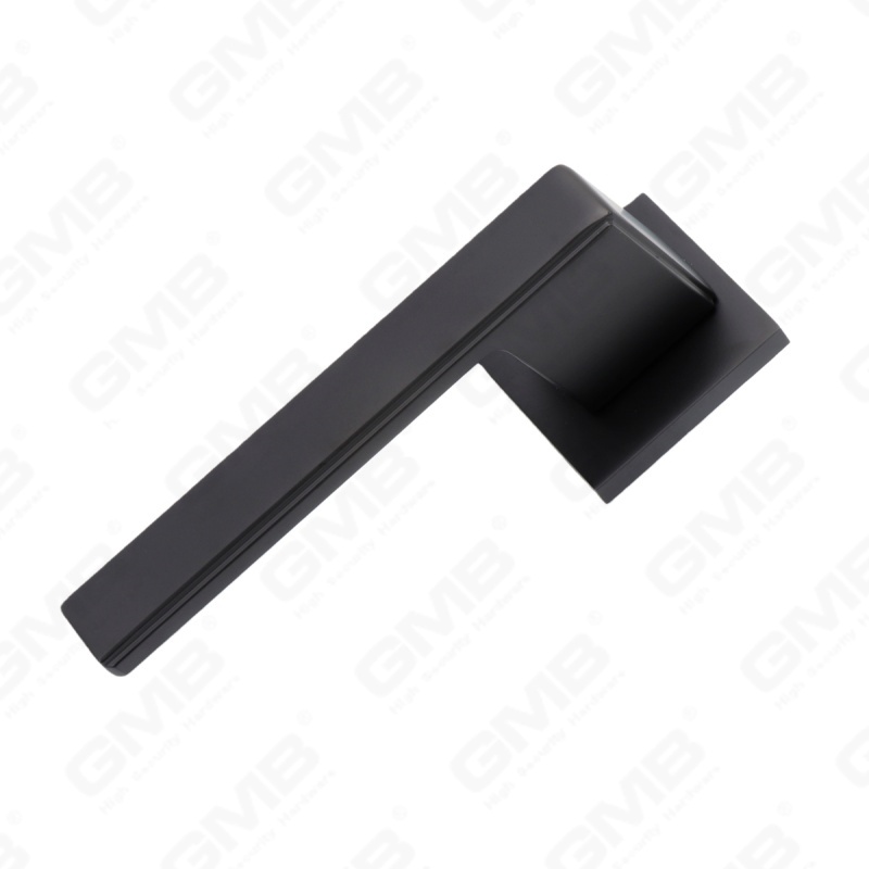 Новая современная алюминиевая дверная ручка для украшения дома на круглой розетке