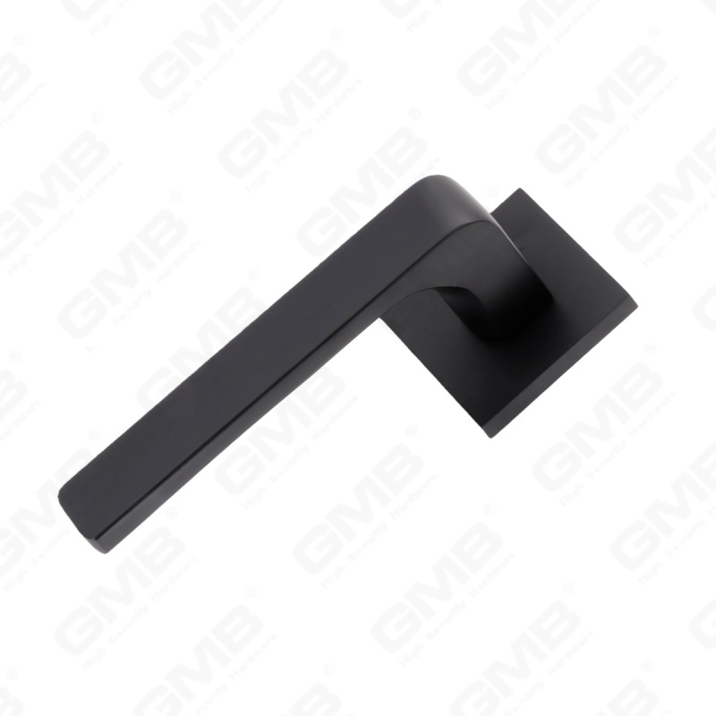 Новая современная алюминиевая дверная ручка для украшения дома на круглой розетке