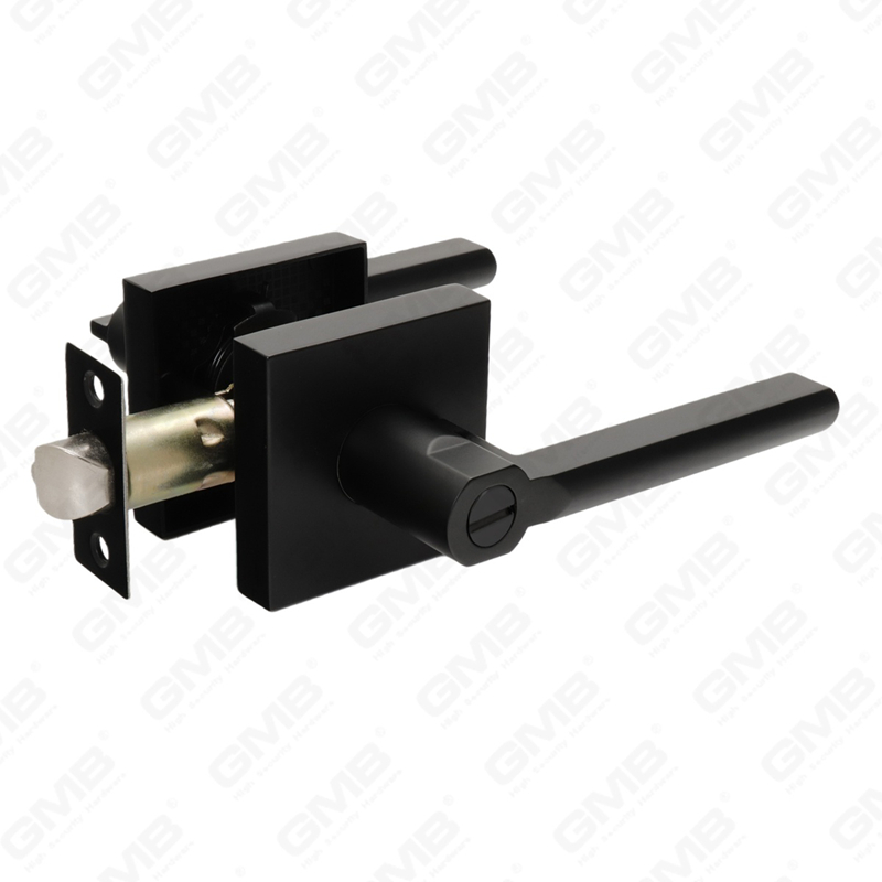 Heavy Duty Tubular Lever Door Lock Series, Zinc alloy Square Rosette Entry Door Handle Lock（A2022）