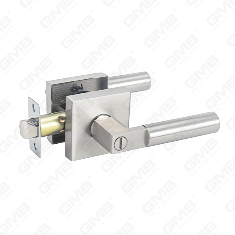 Heavy Duty Tubular Lever Door Lock Series, Zinc alloy Square Rosette Entry Door Handle Lock（A2021）